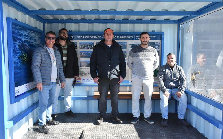  Prefeitura de Imbé instala primeira parada de ônibus modular