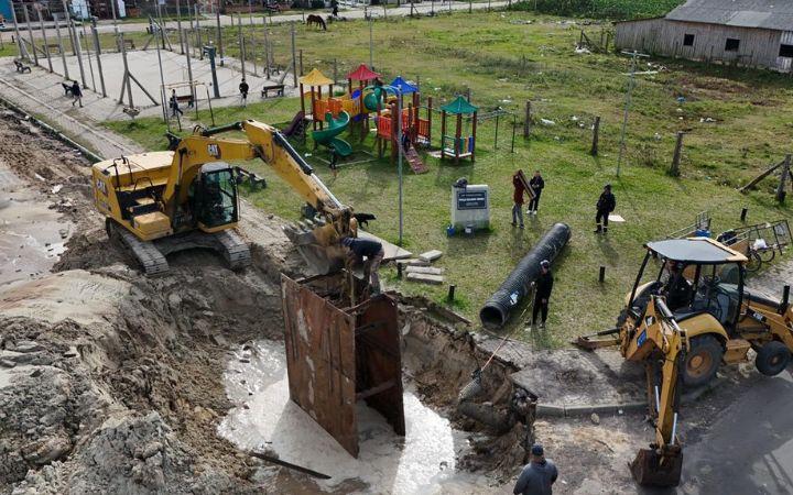 Prefeitura de Tramandaí inicia obra de drenagem e asfaltamento na Avenida Nordeste, no bairro São Francisco II