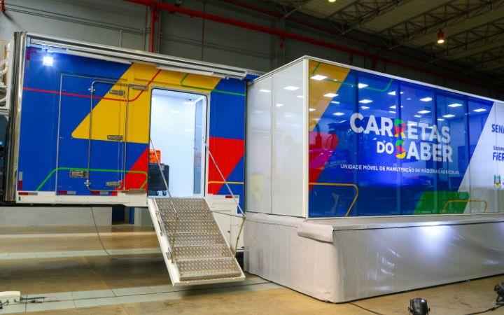 Programa Carretas do Saber já soma mais de 1,2 mil matrículas em cursos do Senai-RS