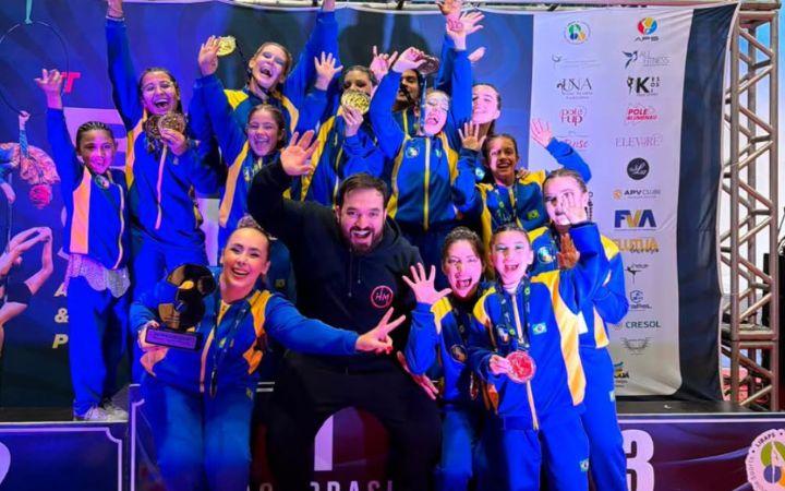 🎖️🏆 ATLETAS DE OSÓRIO SÃO MEDALHISTAS NA TAÇA BRASIL DE AÉREOS E POLE SPORTS EM SC ✨👏
