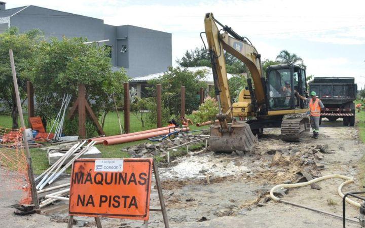 Corsan divulga cronograma de obras da ampliação da rede de esgoto em Imbé