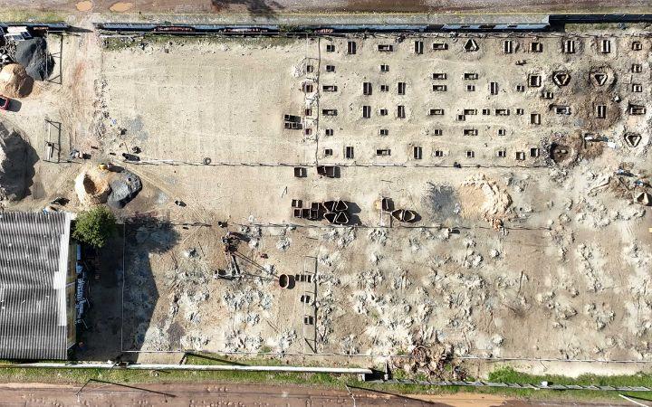 Obras do novo prédio da EMEF Rui Barbosa seguem avançando em Imbé
