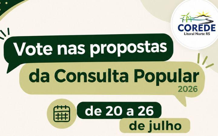 Período de votação para Consulta Popular 2026 segue até domingo