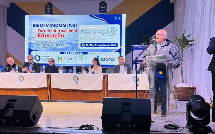 ✨📚 PÚBLICO LOTA A ABERTURA DO 22° FÓRUM INTERNACIONAL DE EDUCAÇÃO DE OSÓRIO 
