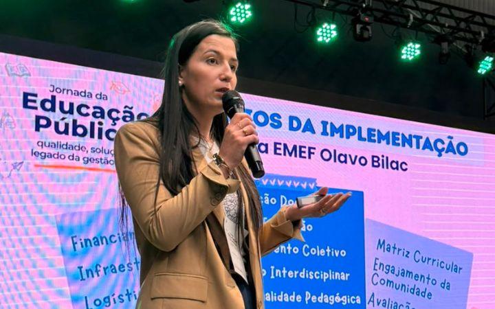 Imbé apresenta experiência de implantação do ensino integral na Jornada da Educação Pública da Famurs