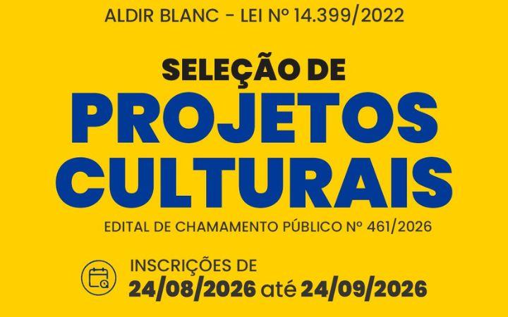 Município de Osório abre inscrições para projetos culturais pelo Edital de Chamamento Público nº 461 da Política Nacional da Lei Aldir Blanc