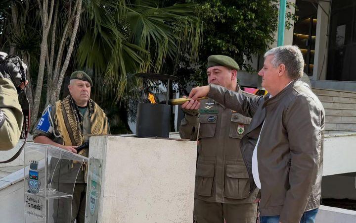  Tramandaí recebeu o Fogo Simbólico da Pátria!