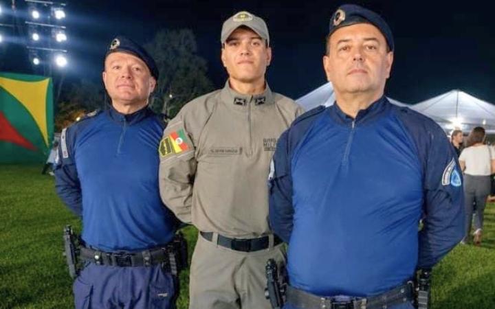 Troca de farda marca emoção e legado de três gerações na Segurança Pública