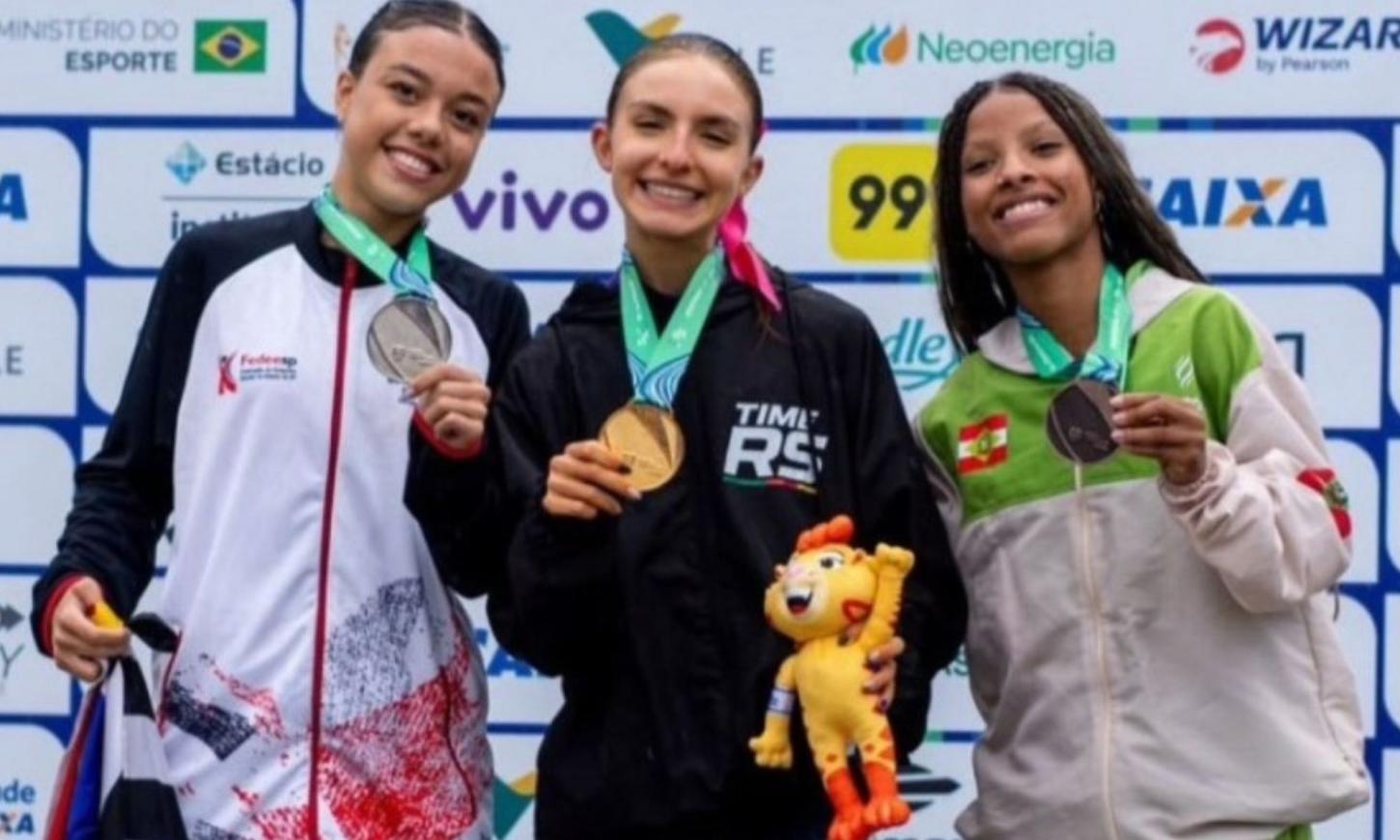 Atletas gaúchos conquistam 25 medalhas na primeira semana dos Jogos da Juventude, no Paraná