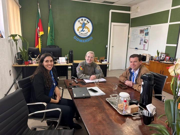 BRIGADA MILITAR E CORSAN FORTALECEM DIÁLOGO INSTITUCIONAL EM OSÓRIO