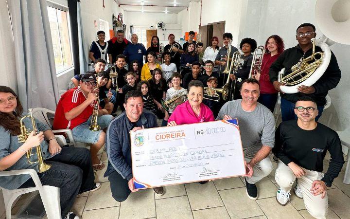 Prefeitura de Cidreira investe na Banda Municipal e fortalece a cultura do município!