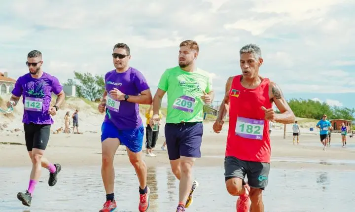 1ª Etapa do Circuito Sesc de Corridas 2026 reuniu quase 500 atletas em Atlântida Sul