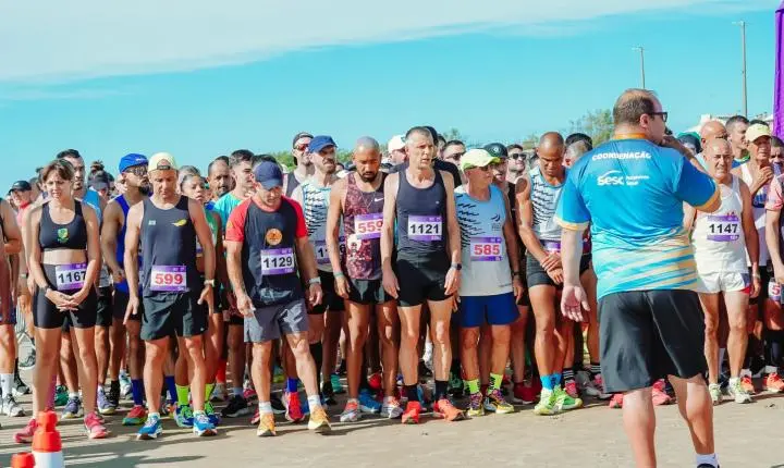 1ª Etapa do Circuito Sesc de Corridas 2026 reuniu quase 500 atletas em Atlântida Sul