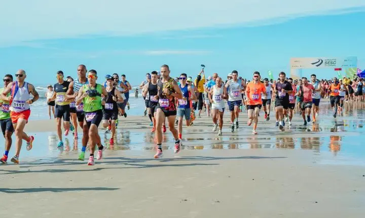 1ª Etapa do Circuito Sesc de Corridas 2026 reuniu quase 500 atletas em Atlântida Sul