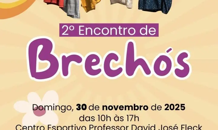 2º ENCONTRO DE BRECHÓS SERÁ REALIZADO NA VILA OLÍMPICA EM OSÓRIO NESTE DOMINGO