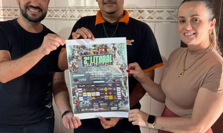 🏍️ 2º Litoral Grau Moto Fest reúne milhares de pessoas e promove ação solidária em Tramandaí