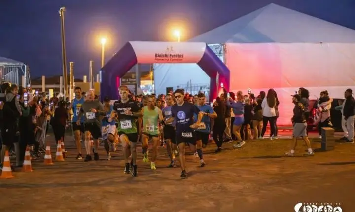 3º Night Run movimenta Cidreira com esporte, energia e solidariedade