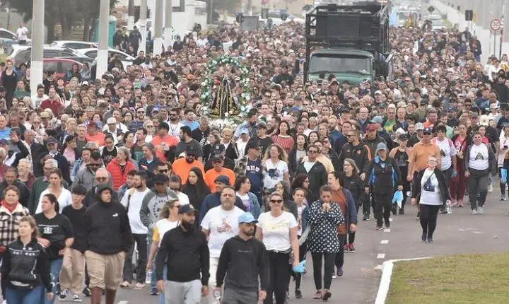 40ª ROMARIA EM LOUVOR A NOSSA SENHORA APARECIDA OCORRE NA PRÓXIMA SEGUNDA- FEIRA