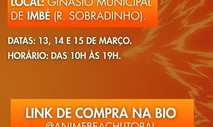  6º Anime Beach Imbé começa com entrada gratuita e programação voltada à cultura geek