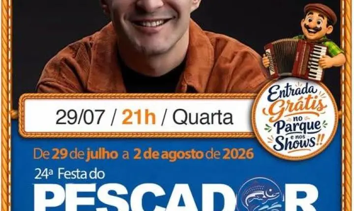 🎣🙏 A contagem regressiva começou! Vem aí a abertura da 24ª Festa do Pescador em Arroio do Sal!