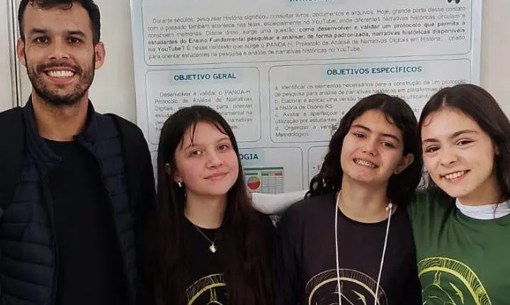 Alunas da Escola Municipal Ângelo Gamba de Osório se classificam para a maior feira de ciência e tecnologia da América Latina, a Mostratec