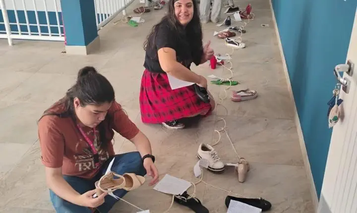 ALUNOS DA EMEF TIRADENTES DE IMBÉ DESENVOLVEM PROJETO DE CONSCIENTIZAÇÃO SOBRE FEMINICÍDIO