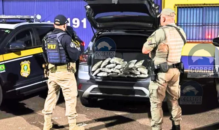 🚨 Apreensão de Cerca de 8 Kg de Skank em Ação Conjunta da PRF e BM na BR-101, em Torres