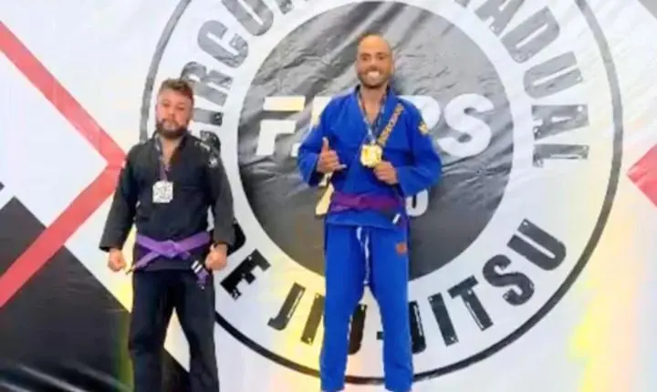 Atleta gaúcho conquista ouro e bronze em competição oficial de Jiu-Jitsu