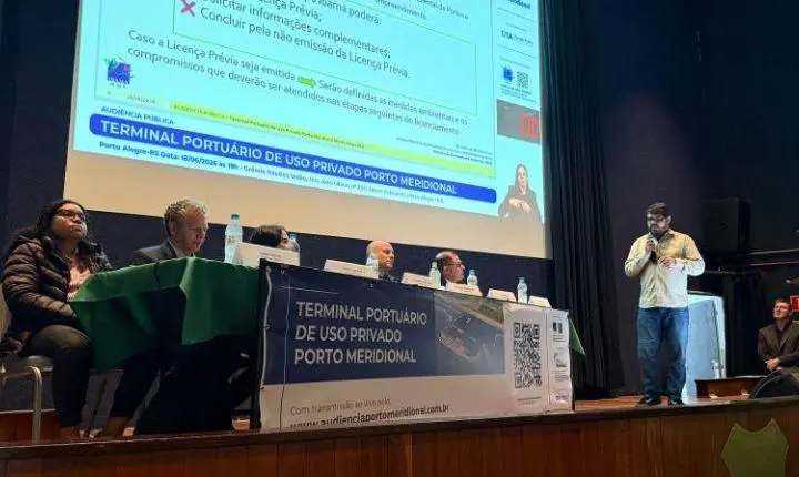 Audiência pública do Porto Meridional reúne mais de 250 pessoas em Porto Alegre 