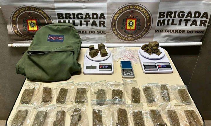 BM apreende adolescente por tráfico em Maquiné