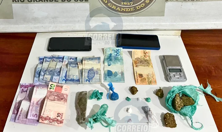 🚨 Brigada Militar apreende maconha, crack e cocaína em ação contra o tráfico no Bairro Getúlio Vargas, em Torres