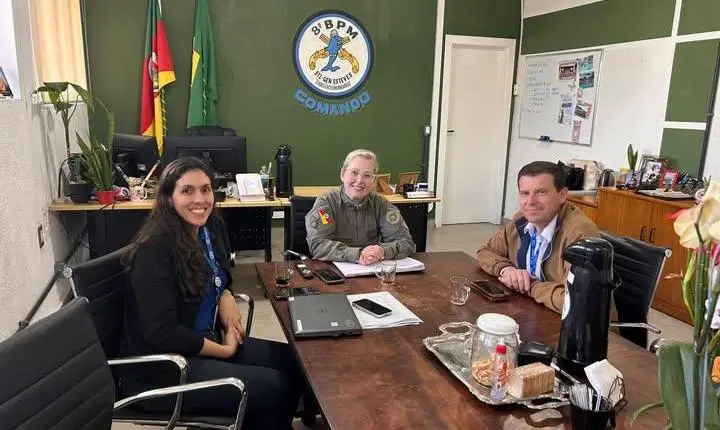 BRIGADA MILITAR E CORSAN FORTALECEM DIÁLOGO INSTITUCIONAL EM OSÓRIO