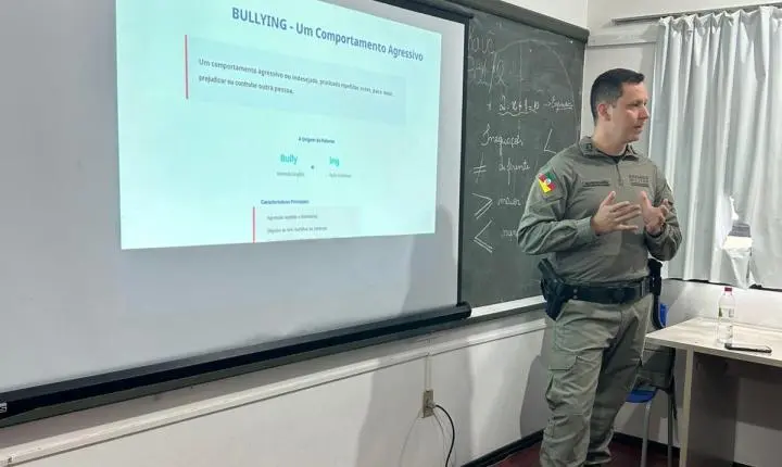 Brigada Militar Realiza Palestras Sobre Bullying Para Estudantes Em Morrinhos Do Sul