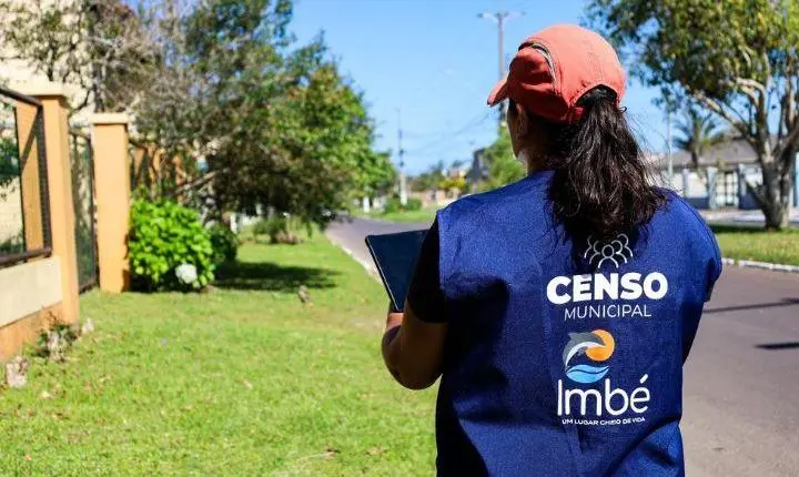 Censo Municipal de Imbé segue com trabalho de recenseadores nos finais de semana e feriados