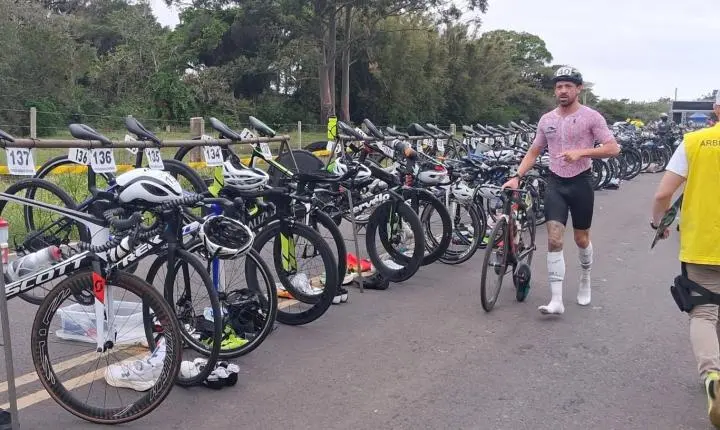 CENTENAS DE ATLETAS PARTICIPAM DA 3ª ETAPA DO CIRCUITO TRISUL DE TRIATHLON EM OSÓRIO