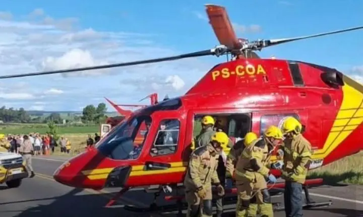 🛑 Colisão frontal entre três veículos deixa um morto e feridos na RSC-453, na Rota do Sol