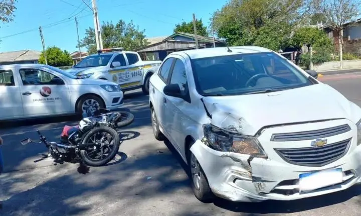 Colisões e atropelamento deixam motociclista e criança feridos em Osório 
