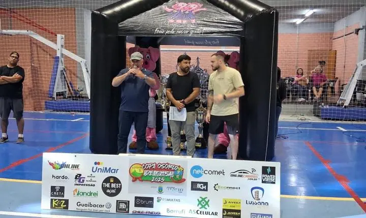 Copa Osório de Futsal encerra com ginásio lotado em noite de espetáculo esportivo
