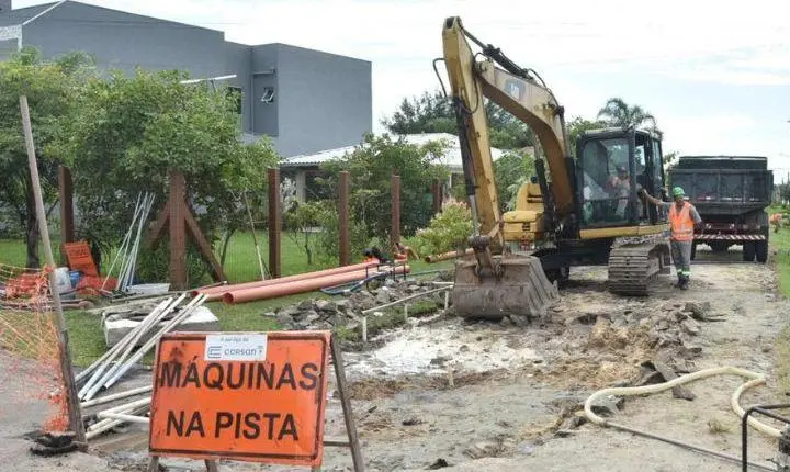 Corsan divulga cronograma de obras da ampliação da rede de esgoto em Imbé