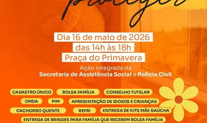Dia Nacional de Combate ao Abuso e à Exploração Sexual de Crianças e Adolescentes terá programação especial em Osório