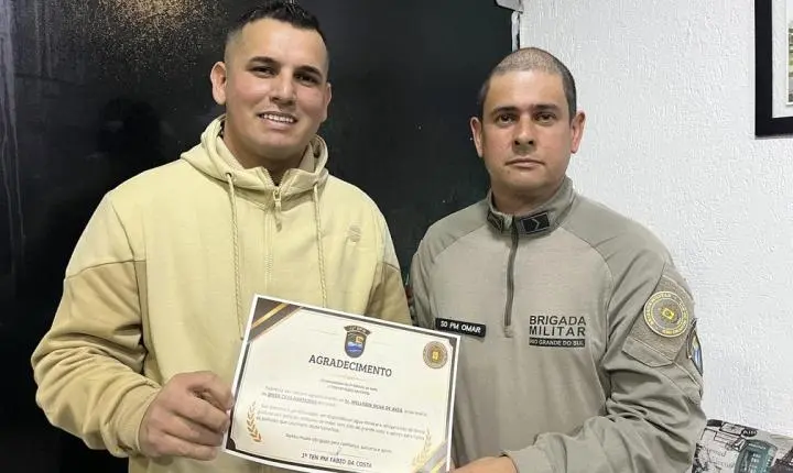 Empresários e autoridades são homenageados pela Brigada Militar em cerimônia realizada em Imbé