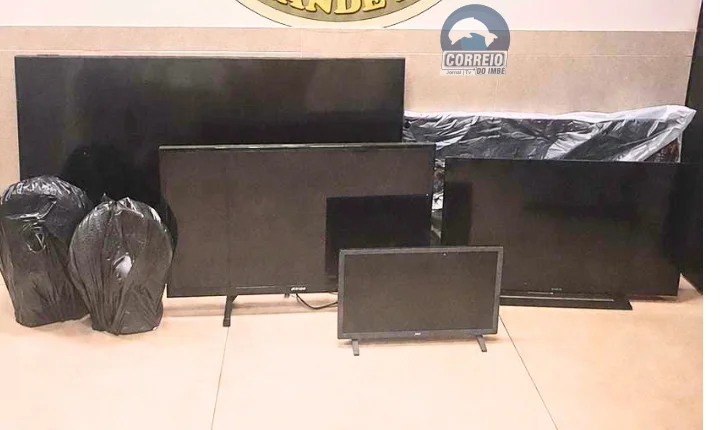 Furto a residência termina com dois presos e cinco TVs recuperadas em Arroio Teixeira