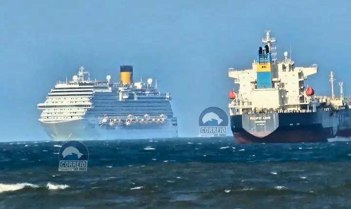 GESTANTE É RESGATADA EM CRUZEIRO INTERNACIONAL NO LITORAL NORTE