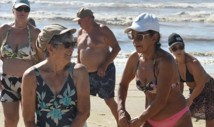 Ginástica na praia de Imbé encerra na próxima sexta-feira