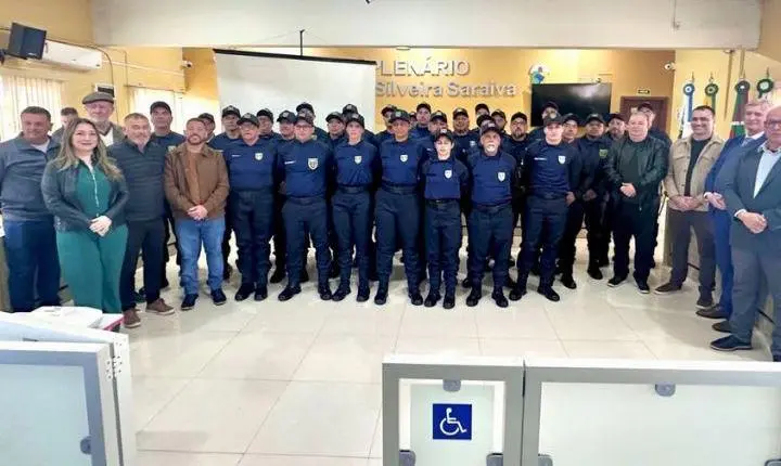 Guarda Municipal uniformizada marca novo capítulo da segurança pública em Cidreira.
