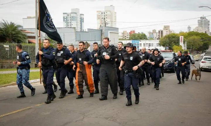 Guardas Municipais de Imbé participam de treinamento especializado com cães de Polícia
