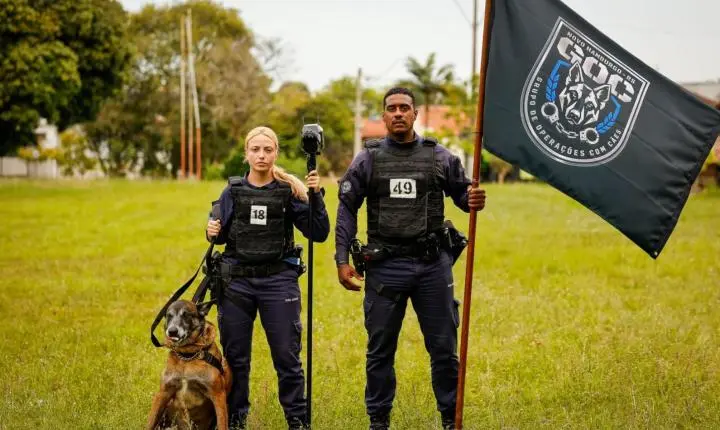 Guardas Municipais de Imbé participam de treinamento especializado com cães de Polícia