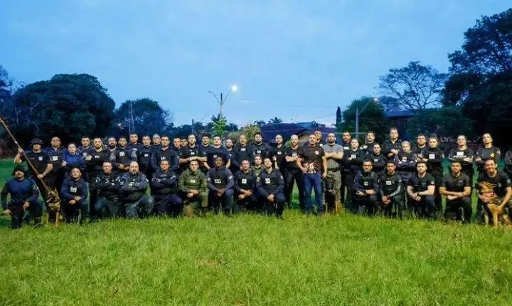 Guardas Municipais de Imbé participam de treinamento especializado com cães de Polícia