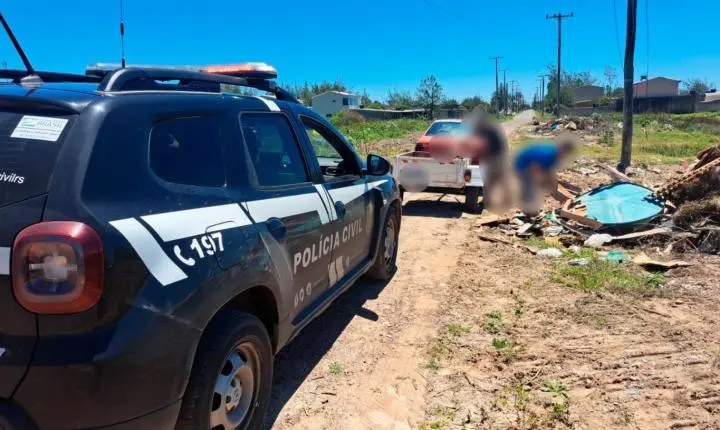 Homem é preso em flagrante por crime ambiental em área de dunas de Balneário Pinhal