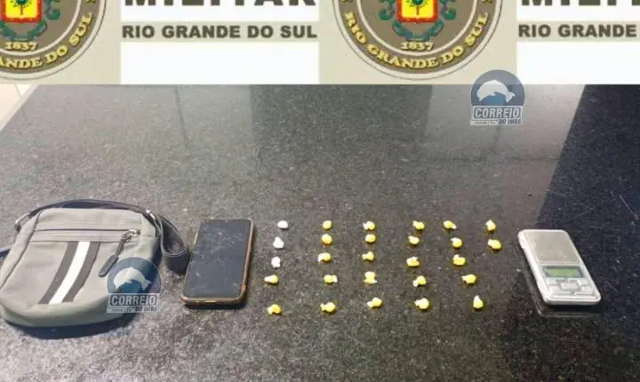 🚨 Homem é preso por tráfico de drogas com cocaína em Imbé